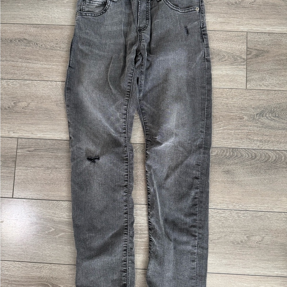 Gap Boys Gray Distressed Jeans - Size Large